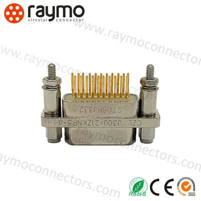 J30J Series 21-Pin MIL-DTL-83513 Micro-D Connector Plug IP67