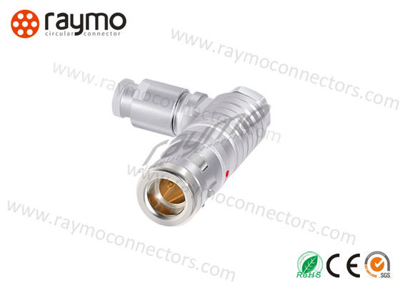 IP68 Elbow Male Waterproof Male Female Connector High Electrical Conductivity