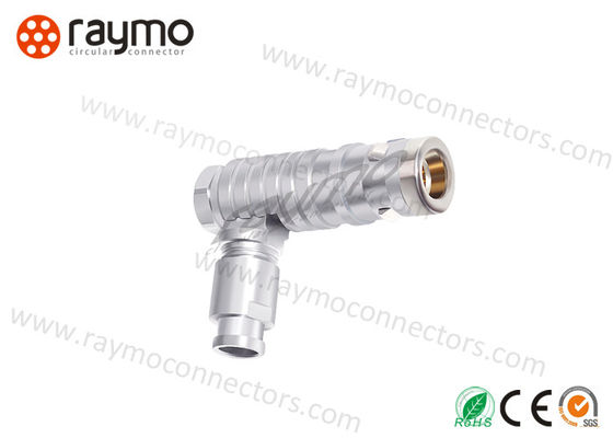IP68 Elbow Male Waterproof Male Female Connector High Electrical Conductivity