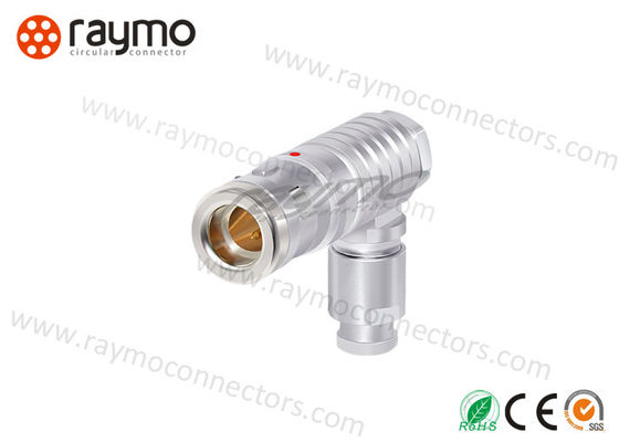 IP68 Elbow Male Waterproof Male Female Connector High Electrical Conductivity