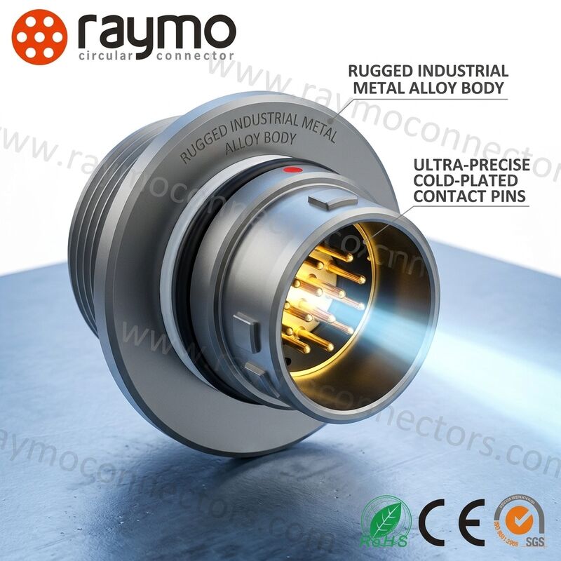 AMC 27 Pin High Density Push Pull Connector Screw-Lock 5Gbps Circular Receptacle for Medical Imaging
