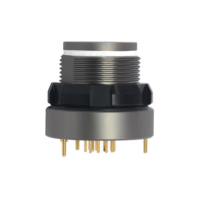 Đầu nối Raymo A1CW*M-P04XBCO-OOOO AMC mật độ cao kiểu Push Pull 4 chân Bạc 5000 Chu kỳ