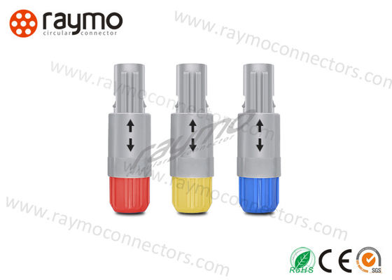 Tự khóa khóa cắm và ổ cắm kết nối vật liệu nhựa tương thích với Lemo
