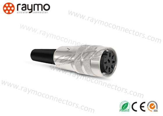Đầu nối đồng trục ren, ổ cắm tự do gắn cáp với khớp nối ren